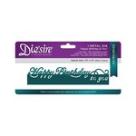  Die'sire - groot formaat Edge'ables snijmal - Happy birthday to you