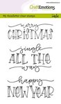 CraftEmotions clearstamps A6 - handletter - Jingle all the (Eng)  130501/1808