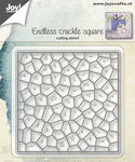   Joy! stencil endless crackle square 6002/1153