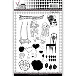 YCCS10047 Clear Stamps - Yvonne Creations- Pretty Pierrot 2