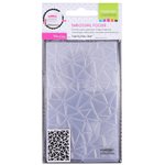 Vaessen Creative embossing folder 3x5" triangle texture