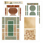 ADFC10002 Printed Figure Cards - Amy Design - Christmas in Gold