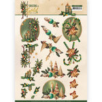 CD11357 3D Knipvel - Amy Design - Christmas in Gold - Lanterns in Gold