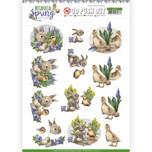 SB10437 3D Pushout - Amy Design - Botanical Spring - Best Friends