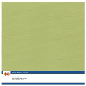 LKK-SC54 Linen Cardstock - SC - Avocado Green