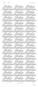 CD3014G Prettige feestdagen klein platinum - Goud