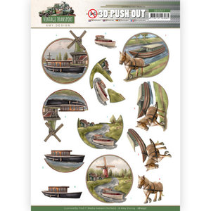 3D Push Out - Amy Design - Vintage Transport - Boat
