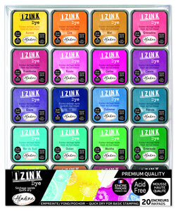 SET 20 INKPADS IZINK DYE - S 19703