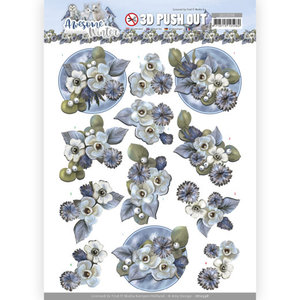 3D Push Out - Amy Design - Awesome Winter - Winter Flowers SB10598