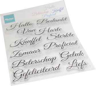   Clear Stamp Elegante wensen  CS1157 