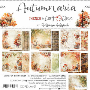   Craft O Clock Paper Pack 20x20 cm Autumnaria  CC-F33-AA-07 