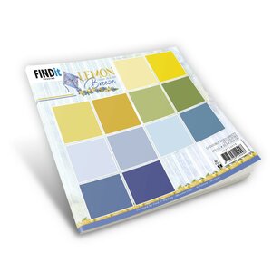 Paperpack - Yvonne Creations - Lemon Breeze - Solid Colours YCPP10078