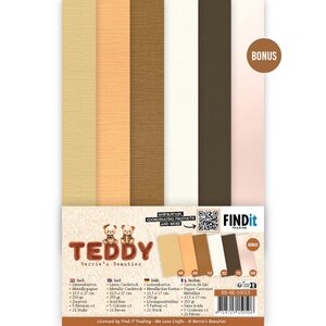 Linen Cardstock Pack - Berries Beauties - Teddy - 4K BB-4K-10013