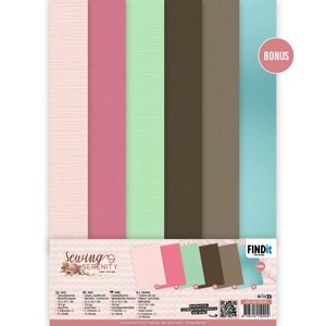 Linen Cardstock Pack - Amy Design - Sewing Serenity - A4 AD-A4-10036