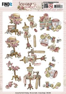 3D Push out Sheet - Amy Design - Sewing Serenity - Mannequin SB11008