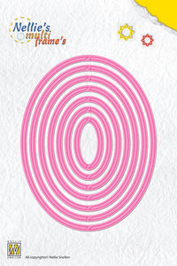 Nellies - Multi Frame Dies - Revolving oval