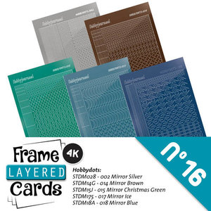 Hobbydots sticker - Stickerset Frame Layered Cards 16- 