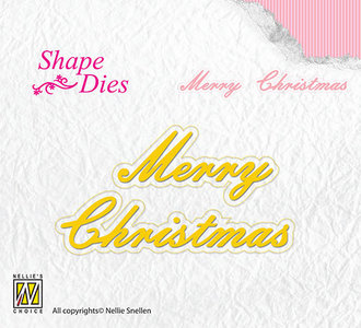 Nellies - Shape Dies - Marry christmas - SD096