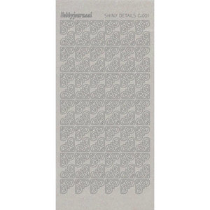Shiny Details Corners 1 - Zilver SDSC001TZ