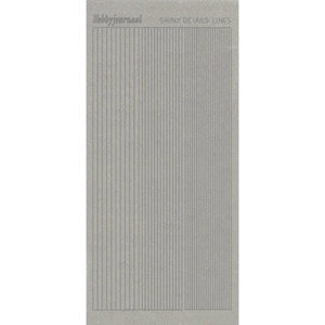 Shiny Details- Lines - Zilver  SDSLTZ