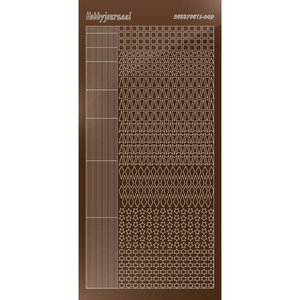 Hobbydots sticker - Mirror Brown STDM09G