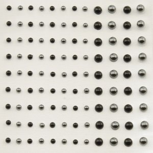 Parels half zelfklevend 3+5mm x108 nuit