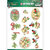 SB10478 3D Push Out - Jeanines Art  Christmas Flowers - Mistle Toe