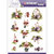 3D Push Out - Precious Marieke - The Best Christmas Ever - Purple Flowers and Candles