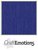 CraftEmotions linnenkarton 10 vel saffierblauw 27x13,5cm 250gr / LHC-56
