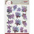 3D Cutting Sheet - Yvonne Creations - Graceful Flowers - Purple Flowers Bouquet CD11766