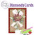 Dotty Designs Diamond Cards - Christmas Bells with Red Flower DDDC1055