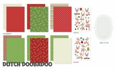 Dutch Doobadoo Crafty Kit Rudolph 473.005.017 A5