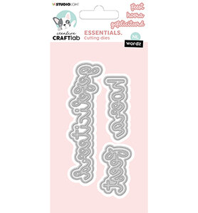 Studio Light  - Craftlab - Cutting Die Essentials Wordz nr.269 CCL-ES-CD269 130x60mm 