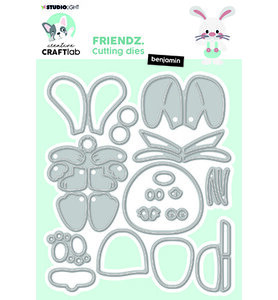 Studio Light - CRAFTlab - Cutting Die Friendz nr.476 CCL-FR-CD476 127x108mm