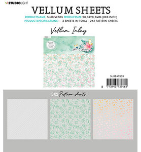 Studio Light Vellum Set Blooming Butterfly nr.03 SL-BB-VES03 203x203mm