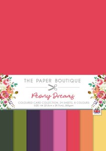 The Paper Boutique Peony Dreams Colour Card Collection PB1981