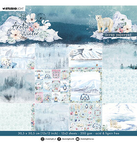 Studio Light Paper pad Arctic Winter nr.125 SL-AW-PP125 304,8x304,8mm