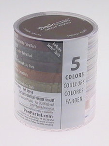 PanPastel set 5 extra dark Earth 30058