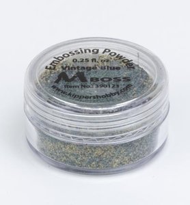 Mboss Embossing powder - Vintage Blue