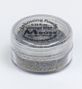 Mboss Embossing powder - Vintage Grey