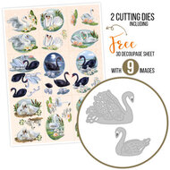 Amy Design - Actie set Swans + knipvel ADSET10002