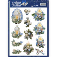 3D Cutting Sheet - Jeanine's Art - A Perfect Christmas - Christmas Candles CD11830