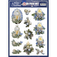 3D Push Out - Jeanine's Art - A Perfect Christmas - Christmas Candles SB10607