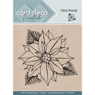 Card Deco Essentials Clear Stamps - Christmas Flower CDECS109