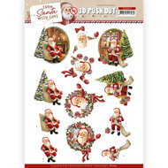 3D Push Out - Amy Design - From Santa with Love - Santa SB10674