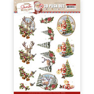 3D Push Out - Amy Design - From Santa with Love - Deer SB10675