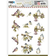 3D Push Out Sheet - Precious Marieke - Birds and Berries - Gooseberries SB10708