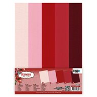 Linen Cardstock Pack - A4 - Amy Design - Roses are Red AD-A4-10027