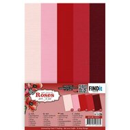 Linen Cardstock Pack - 4K - Amy Design - Roses are Red AD-4K-10027