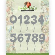 Dies - Yvonne Creations - Jungle Party - Jungle Numbers YCD10304